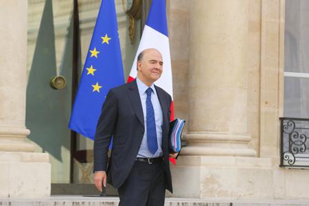 Pierre Moscovici, le ministre français de l’Économie. © HAMILTON/REA
