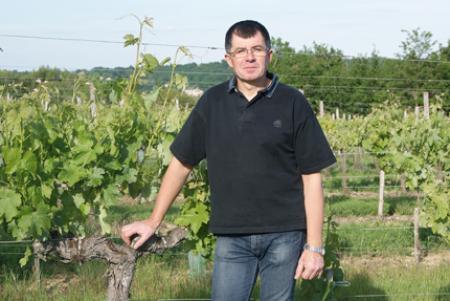 Alain Barreau, viticulteur installé à Grézillac (Gironde), a perdu 50 ha du fait de la grêle du 2 août.