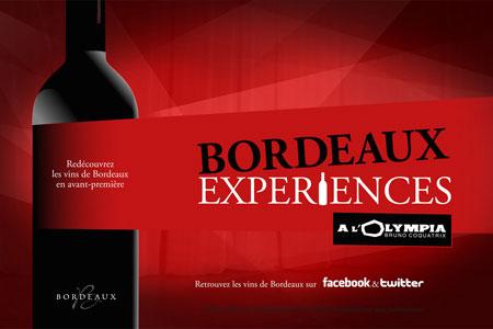 Communication : les vins de Bordeaux montent à l’Olympia.