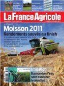 Couverture de La France Agricole n° 3396, du 5 août 2011.
