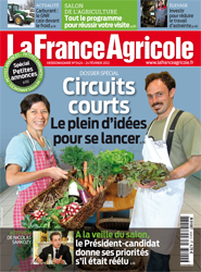 Couverture de La France Agricole n° 3424 du 24 février 2012.