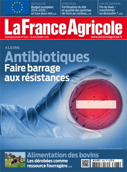 Couverture de La France Agricole du 30 novembre 2012 (n° 3463).