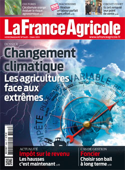 Couverture de La France Agricole du 3 mai 2013 (n° 3485).