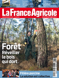 Couverture de La France Agricole du 21 juin 2013 (n° 3492).