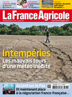 Couverture de La France Agricole du 28 juin 2013 (n° 3493).