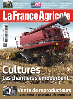 Couverture de La France Agricole du 22 novembre 2013 (n° 3513).