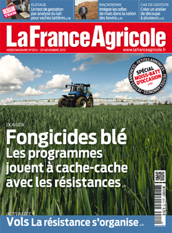 Couverture de La France Agricole du 29 novembre 2013 (n° 3514).