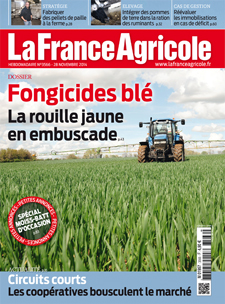 Couverture de La France Agricole du 28 novembre 2014 (n° 3566).