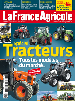Couverture de La France Agricole du 27 mars 2015 (n° 3584).