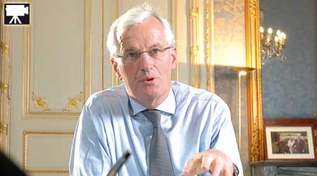 Michel Barnier, ministre de l'Agriculture. © J.-C. Grelier