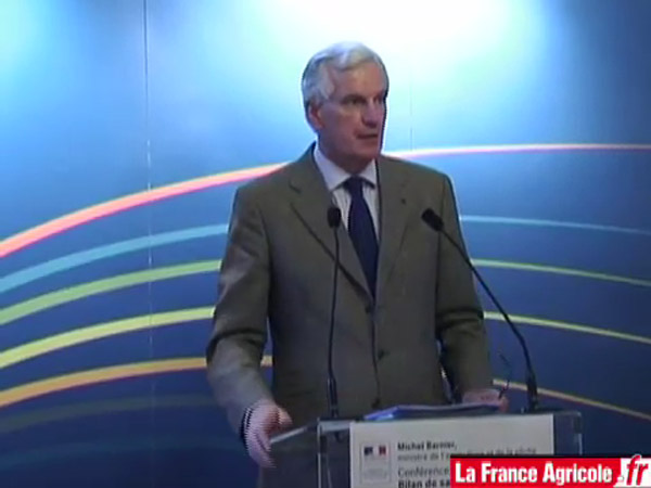 Réorientation des aides Pac: le discours de présentation de Michel Barnier