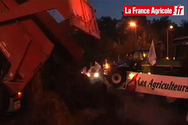Manifestation: les agriculteurs du sud de la Seine-et-Marne filtrent la circulation routière
