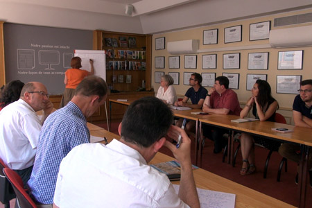 Conférence de rédaction à La France Agricole (©AM)